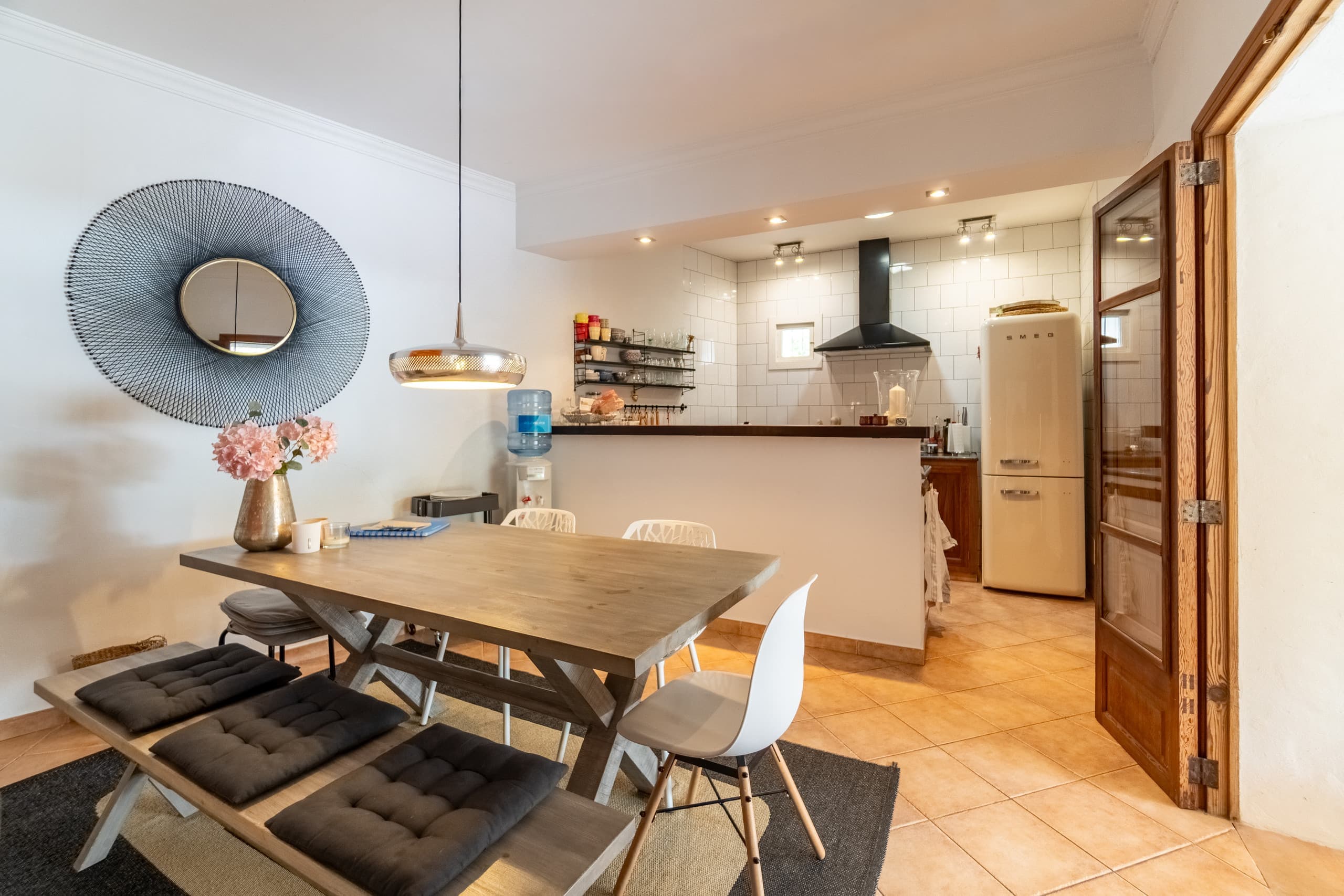 Kitchen and dining, inside — Casa Limona, Sóller